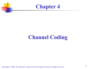 Comprehensive Overview of Channel Coding Techniques in Digital ...
