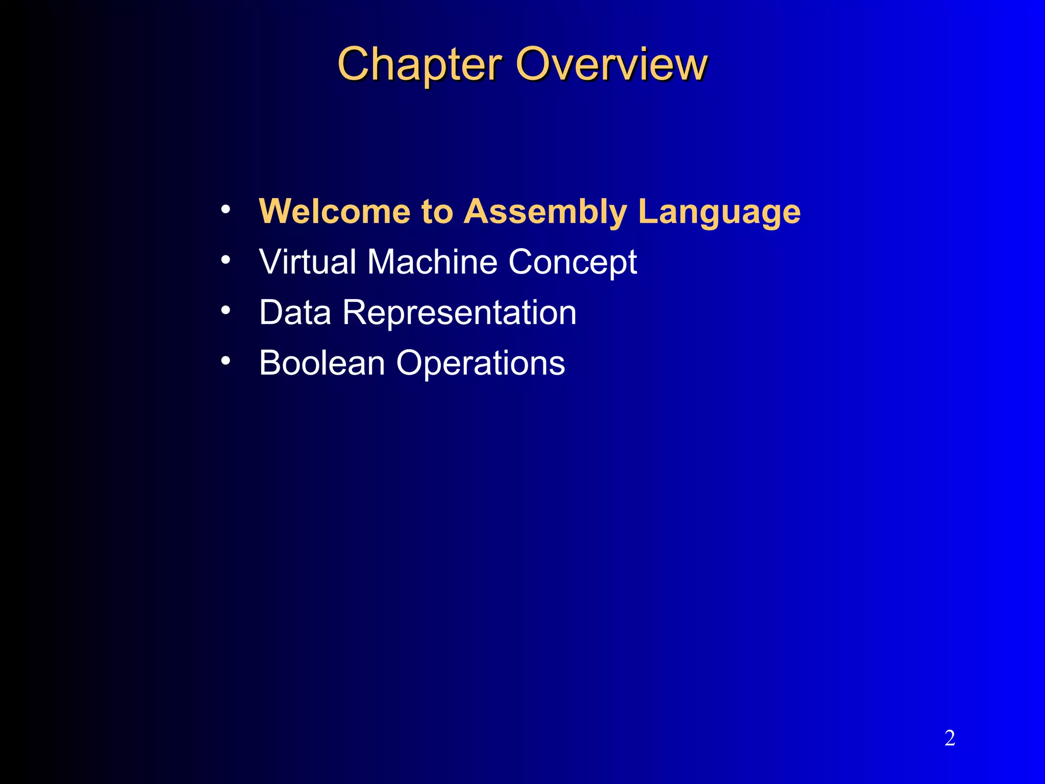 Chapt 01 Assembly Language | PPT | Programming Languages | Computing
