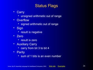 Carry Flag Assembly Example.pdf chapt_02.ppt PN COAL CH 03 SLIDES OF ASSEMBLY LANGUAGRE | PPT