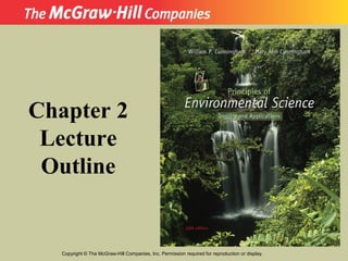 Copyright © The McGraw-Hill Companies, Inc. Permission required for reproduction or display.
Chapter 2
Lecture
Outline
 
