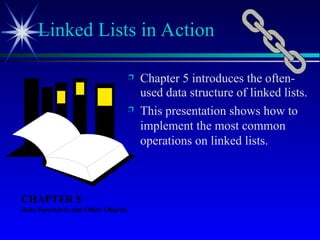linked list data structure and algorithm | PPT
