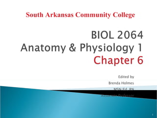 Edited by Brenda Holmes MSN/Ed, RN Associate Professor South Arkansas Community College 