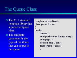 basics of queues | PPT | Programming Languages | Computing