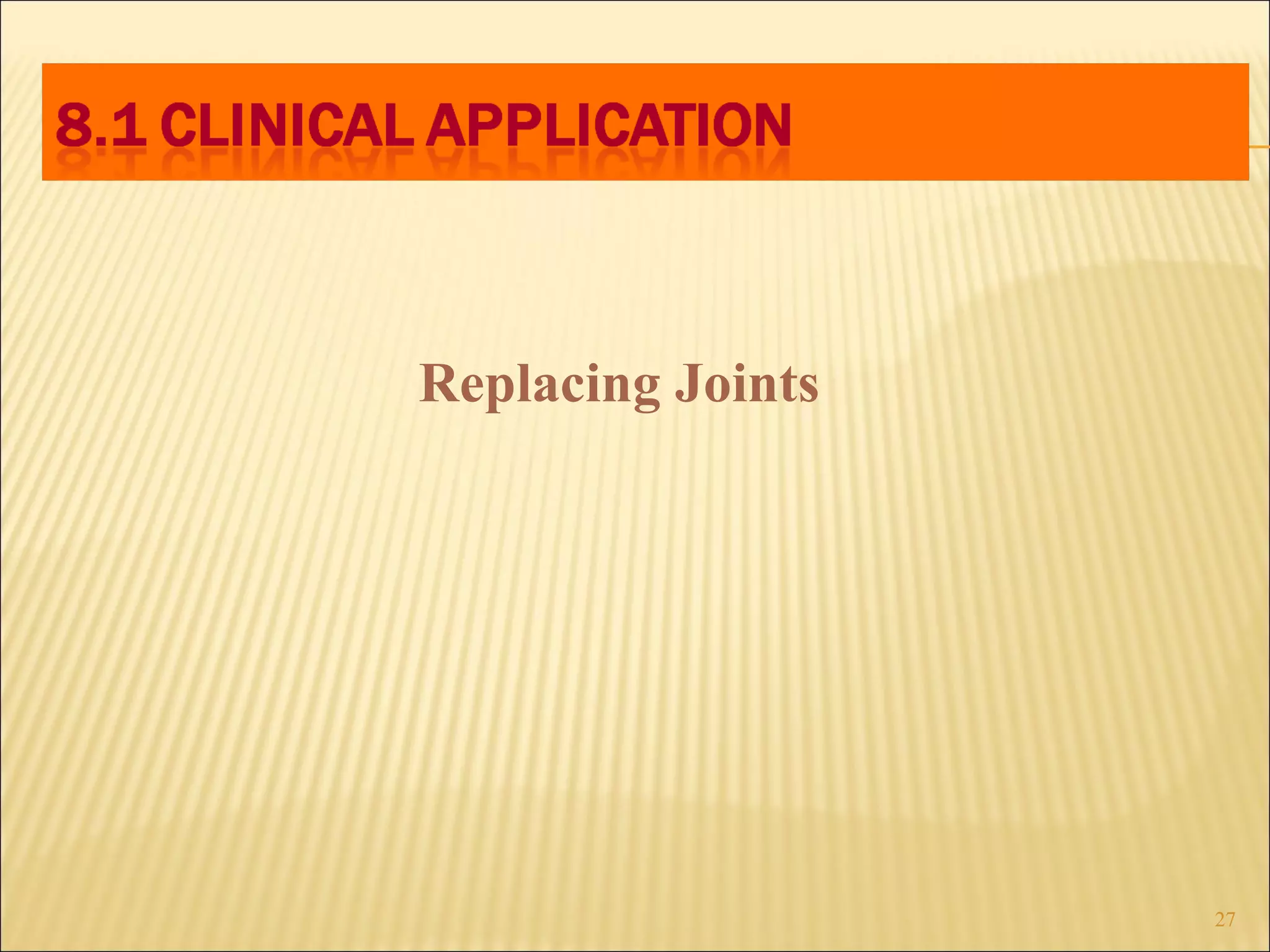 Replacing Joints 