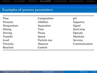 Risk assessment and management with -hazop | PDF