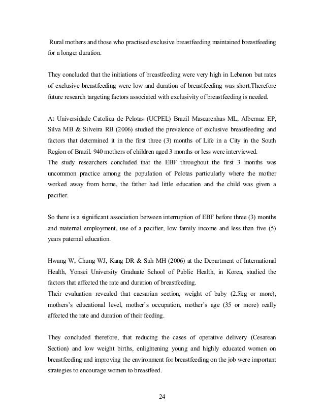 Thesis statement on breastfeeding 05 picture