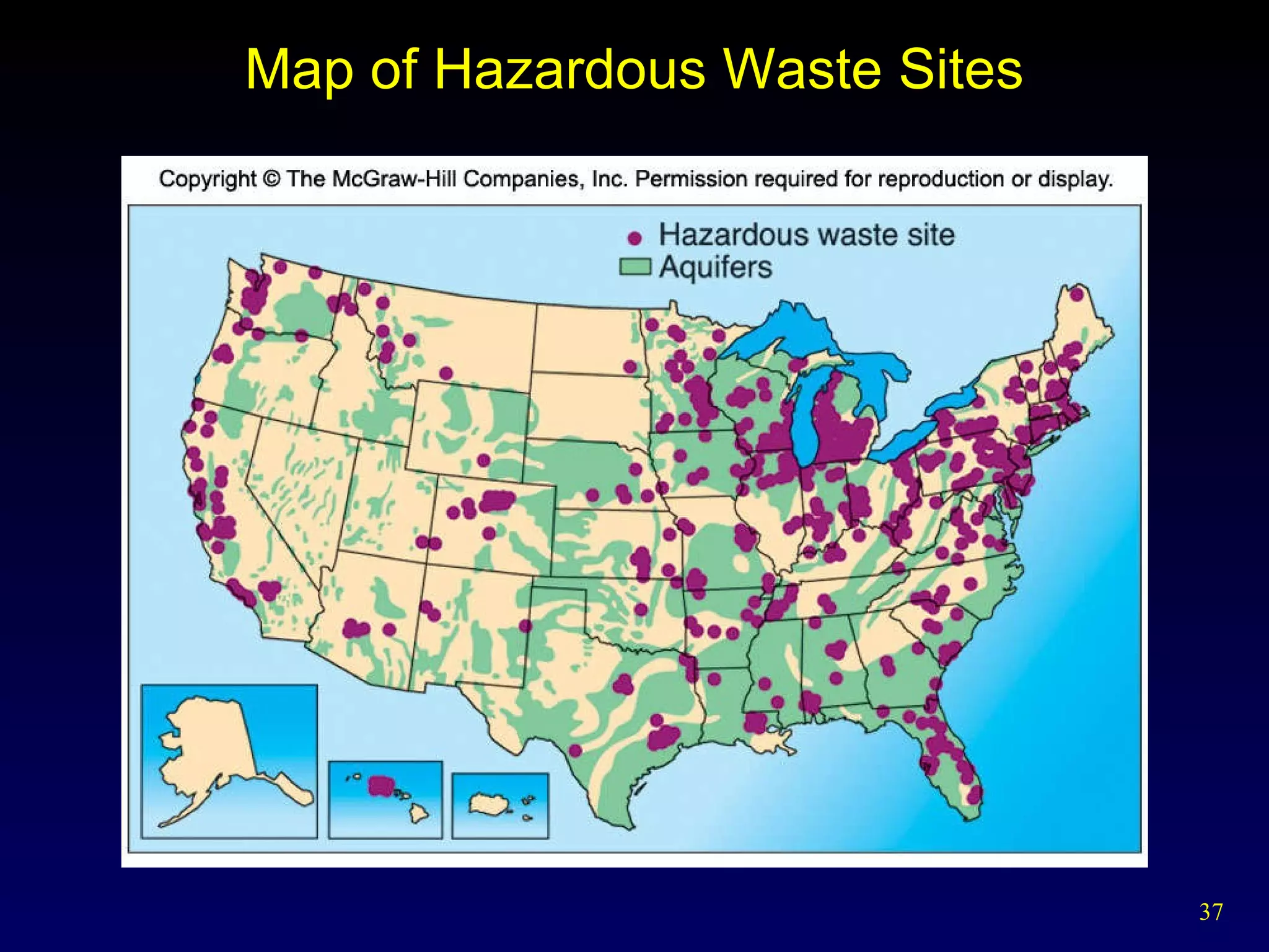 Map of Hazardous Waste Sites 