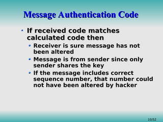 Coded Message Keycode Chapt4-Public-Key Cryptography and Message Authentication.ppt