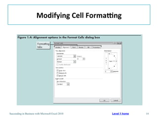 Modifying Column Width and Row Height