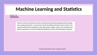 Introduction to Machine Learning and Applications | PPTX