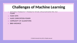 Introduction to Machine Learning and Applications | PPTX