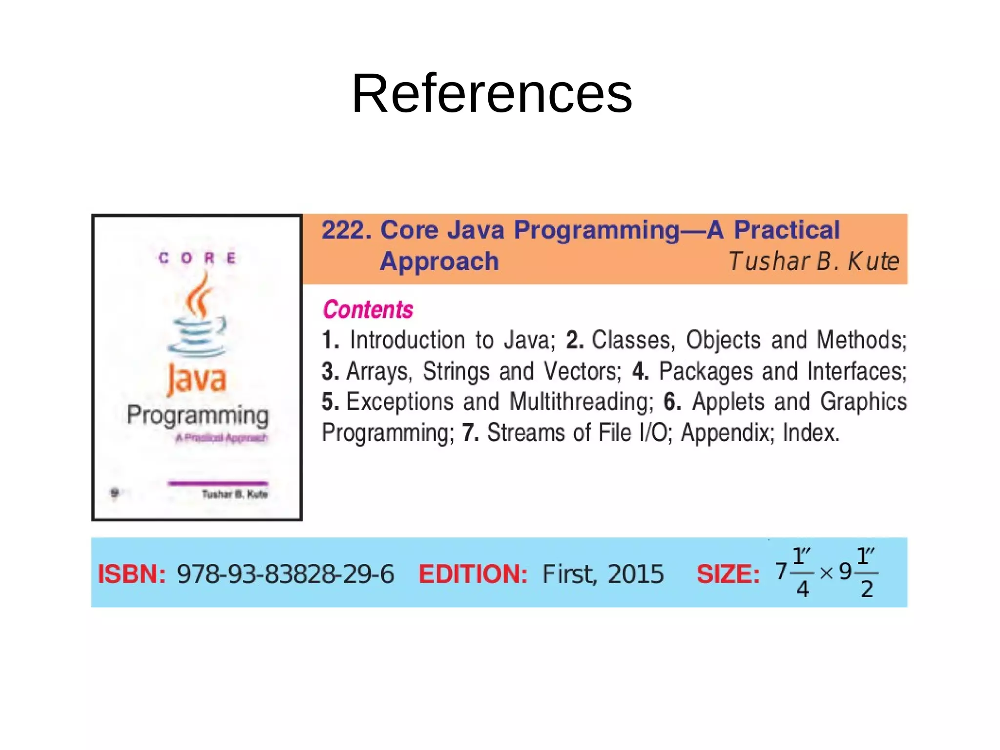 References 
 