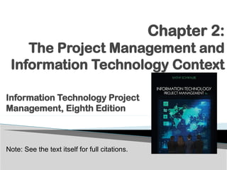 CHAPTER 2 - PM Management and IT Context | PPTX
