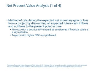 Npv Preferred Method chapter #4 integration management of project | PPTX