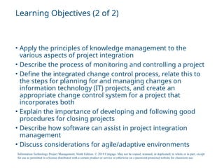 chapter #4 integration management of project | PPTX