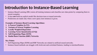 Instance Based Learning Algorithm chapter-04 Machine Learning chap4 of .pptx