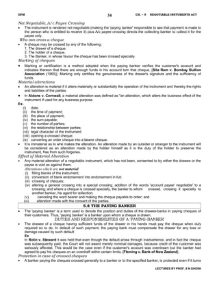 Chapter 05   Negotiable Instruments Act 1881