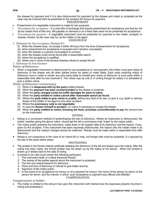 Chapter 05   Negotiable Instruments Act 1881