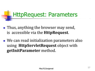 Advance Java Programming (CM5I) 6.Servlet | PPTX