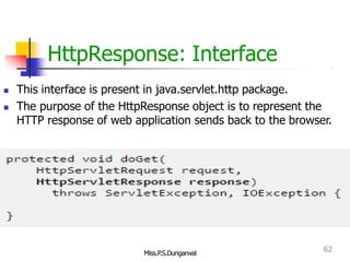 Advance Java Programming (CM5I) 6.Servlet | PPTX