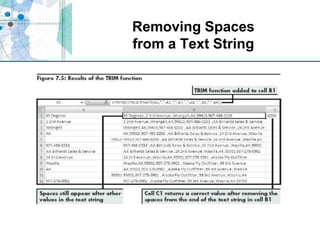 Removing Spacesfrom a Text String