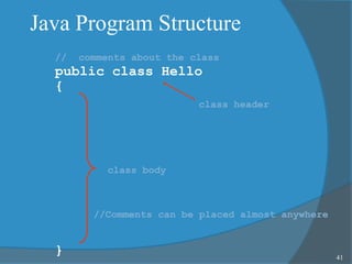 Introduction To Computer and Java | PPT