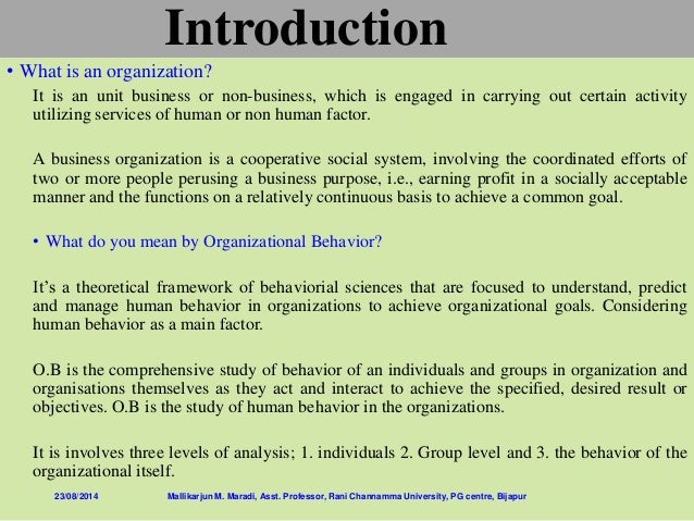 the science of organizational behavior Chapter one-understanding organizational behaviour organizational behavior and management by ivancevich it is also an applied science. the science of organizational behavior Chapter one-understanding organizational behaviour organizational behavior and management by ivancevich it is also an applied science.