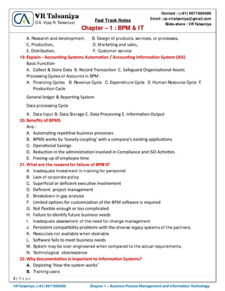 Chapter - 1 : Business Process Management & Information Technology | PDF