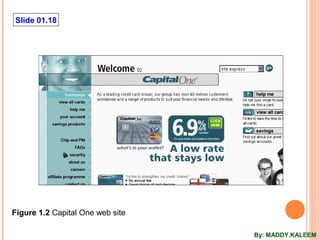 Slide 01.18
Figure 1.2 Capital One web site
By: MADDY.KALEEM
 