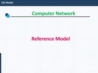 Computer Network
OSI Model
Reference Model
 