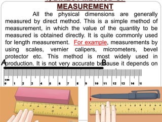 Chapter-1_Mechanical Measurement and Metrology | PPTX