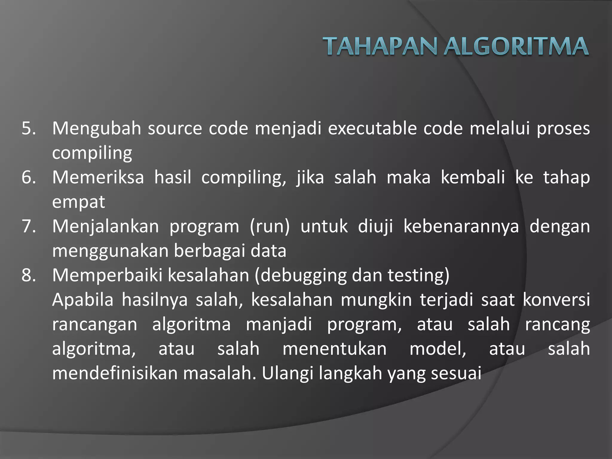 Algoritma - Chapter - 1 | PPT