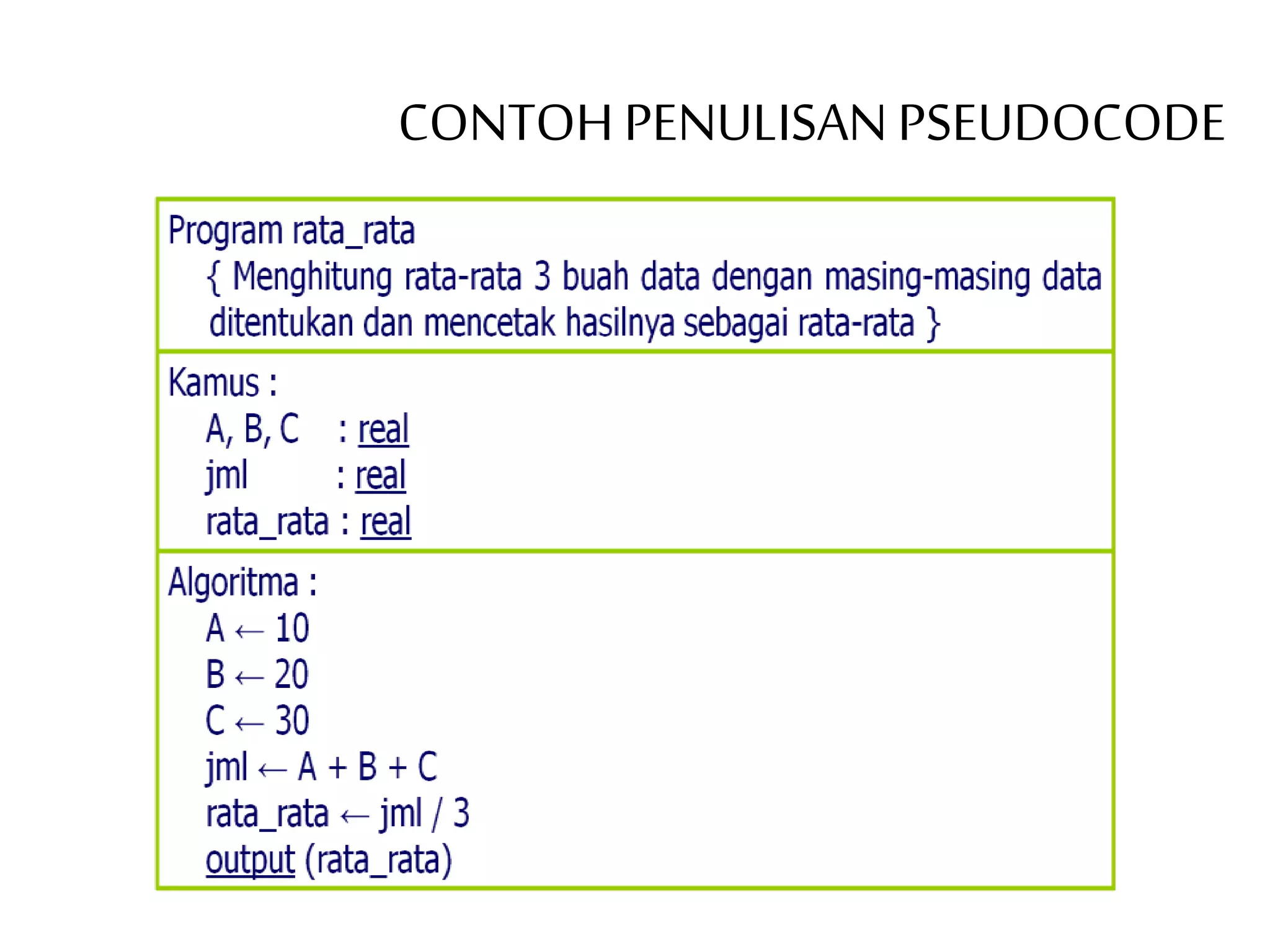 Algoritma - Chapter - 1 | PPT