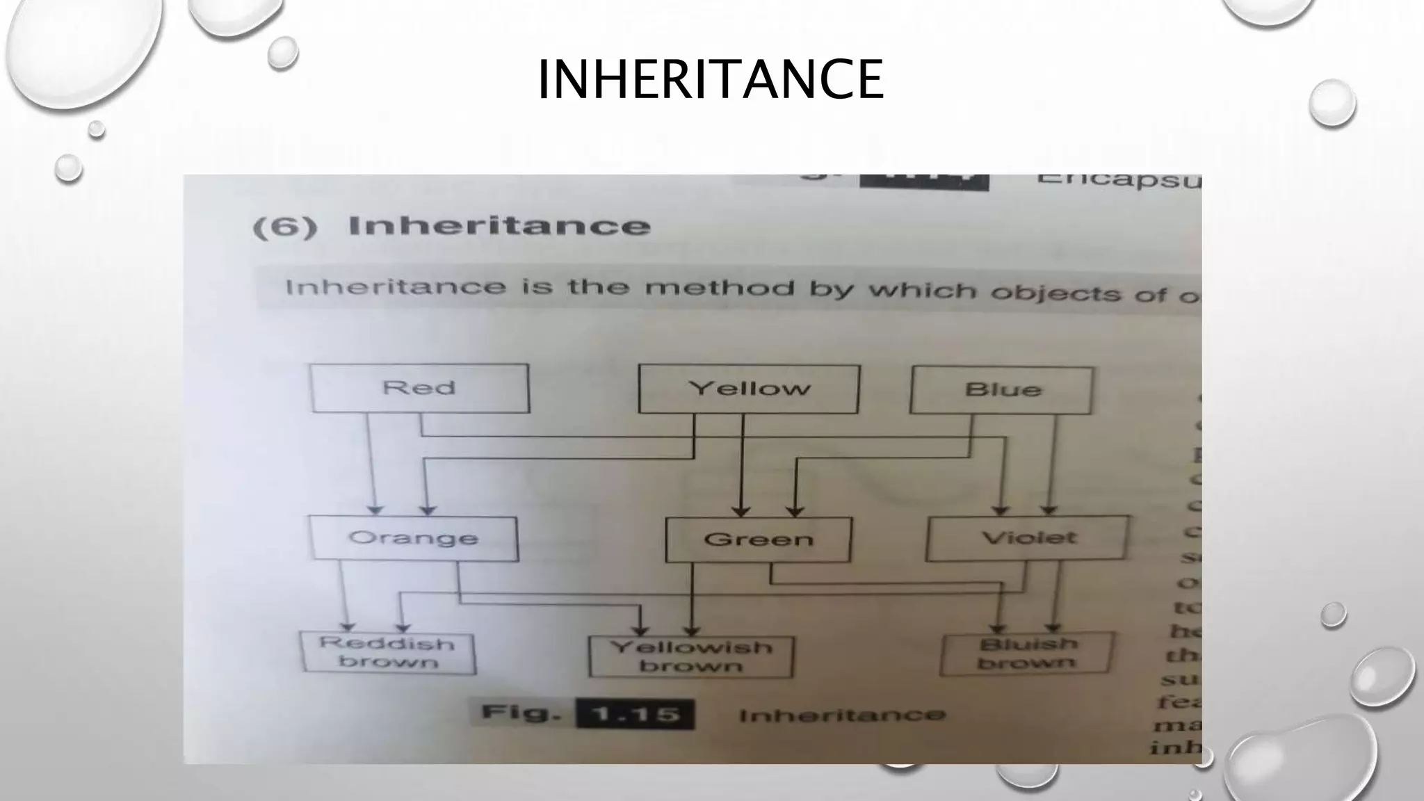 INHERITANCE
 