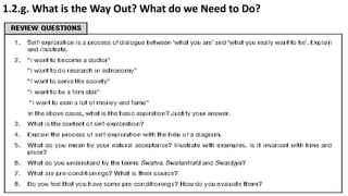 1.2.g. What is the Way Out? What do we Need to Do?
 