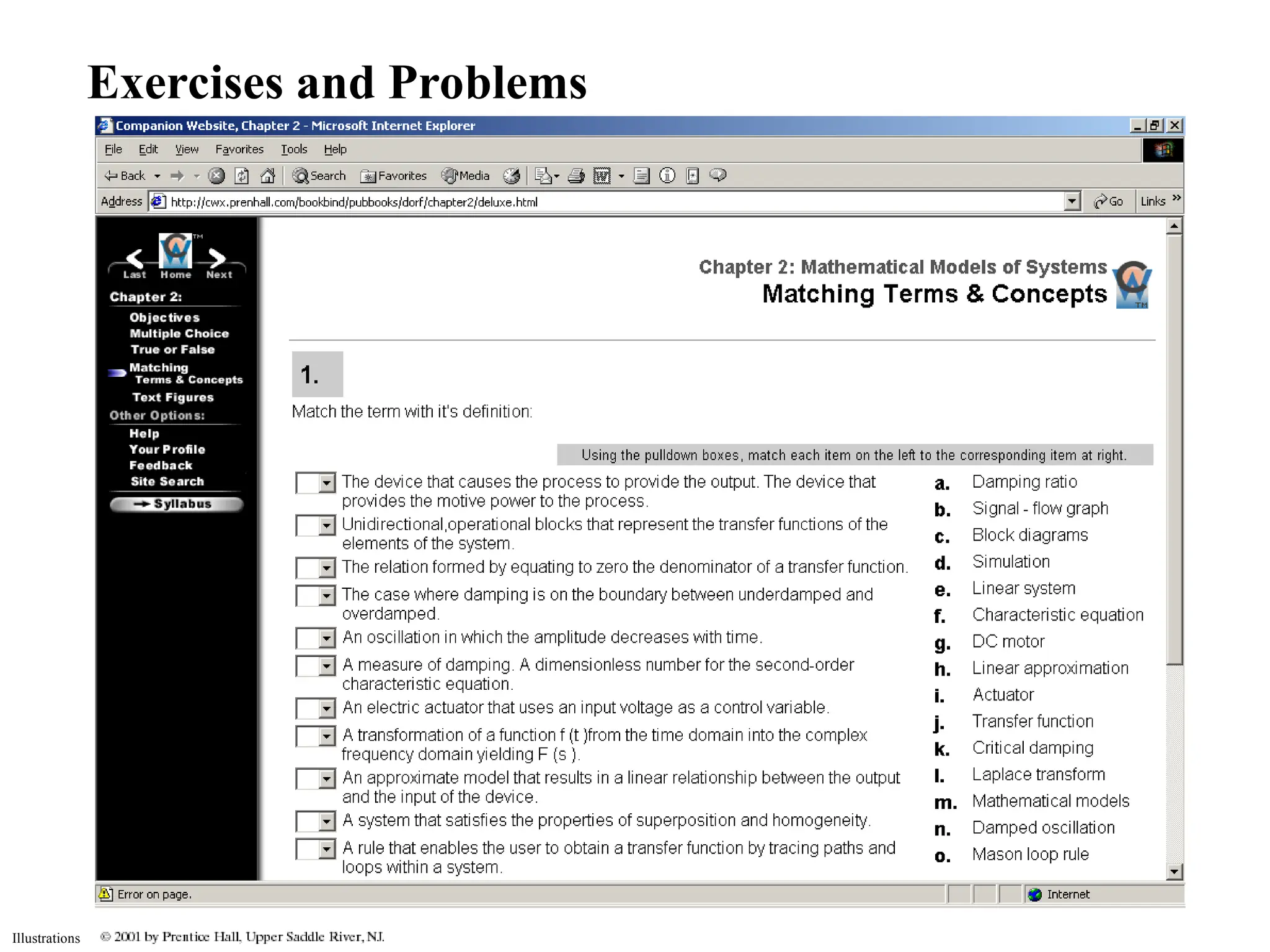 Illustrations
Exercises and Problems
 