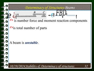 Theory of Structures (Stability and determinacy).pptx