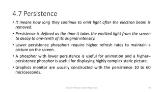Computer Monitor Image Persistence Chapter-1.pdf of Computer Graphics: Introduction and Application | PDF