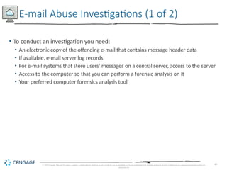 Computer Email Log For Evidence guide to computer forensics and investigation | PPTX