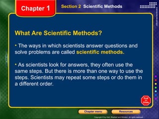 chapter-1.ppt, Scientific method, august | PPT