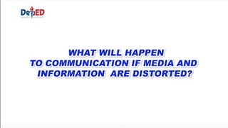 MIL POWERPOINT - GRADE 12 LESSON MEDIA INFORMATION | PPTX