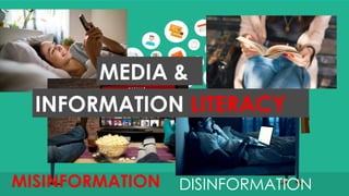 MIL POWERPOINT - GRADE 12 LESSON MEDIA INFORMATION | PPTX