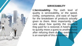 Serviceability Example CHAPTER-1. quality and service management | PPTX