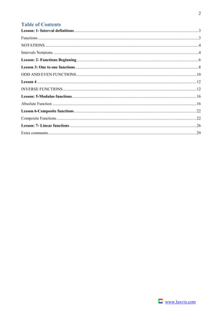 Chapter 1 Functions Relations V3 | PDF