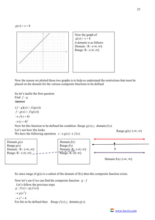 Chapter 1 Functions Relations V3 | PDF
