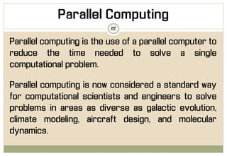 Chapter 1 - introduction - parallel computing | PDF