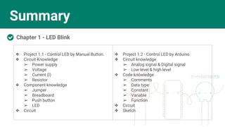 Aruino Lesson 1 - Led Blink | PDF