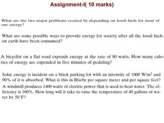 Assignment-I( 10 marks)
 