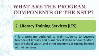 Lts Program Chapter-1-NSTP-Program-RA-9163.pptxnnnnn | PPTX