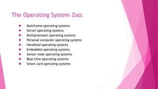 Introduction To operating System: | PPT